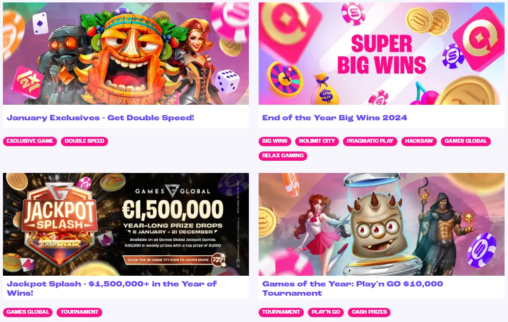 Best promotions at spinz casino